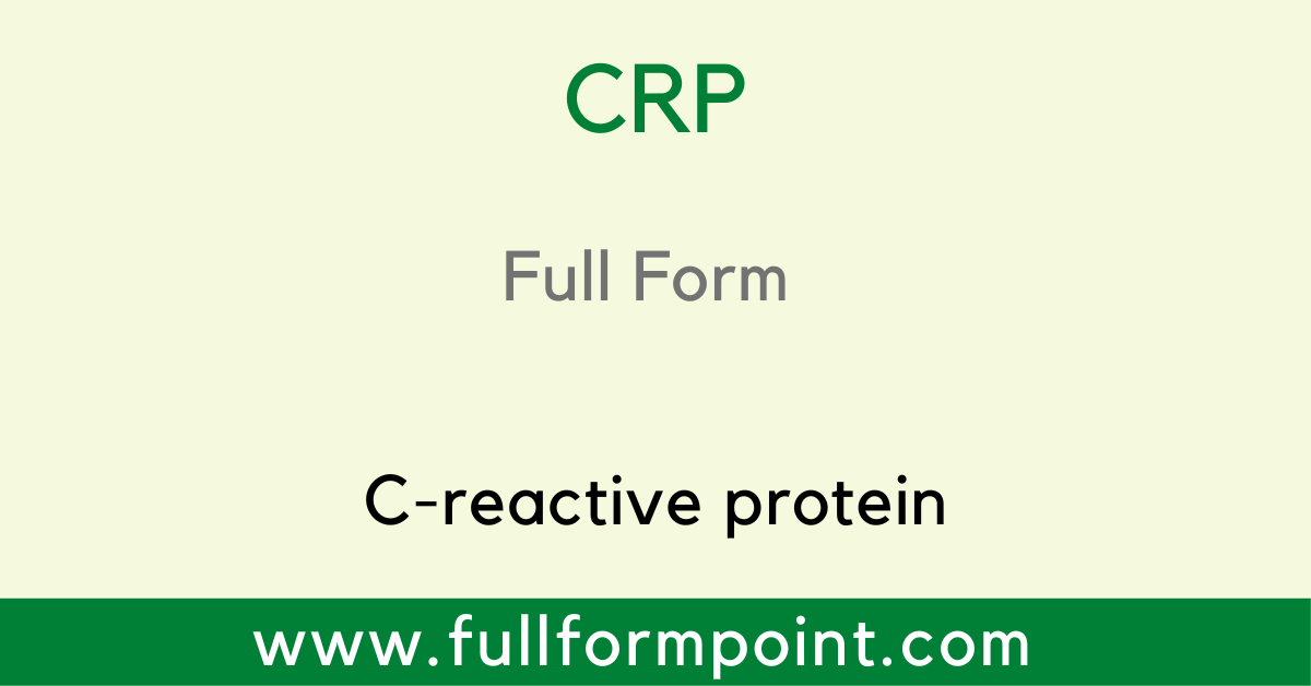 crp-full-form-c-reactive-protein